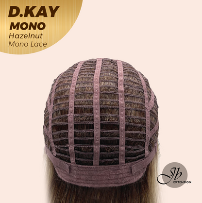 [PRE-ORDER] JBEXTENSION D.KAY MONO Partial Monofilament Wig 18 Inches Hazelnut Partial Mono Lace Glueless Women Fashion Wig D.KAY MONO HAZELNUT【BENDY EAR TABS】 Alexwigs
