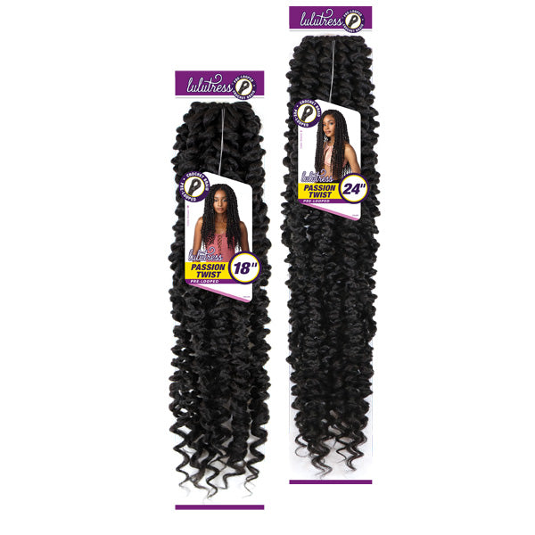Sensationnel Lulutress Pre-Looped Crochet Braid - PASSION TWIST 18"/24" Alexwigs