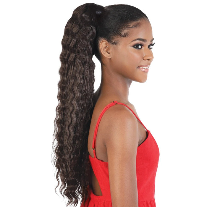 Motown Tress Ponydo Drawstring Curlable Ponytail - PD-KRIMP Alexwigs