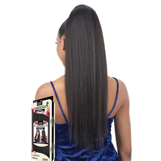Model Model Gardenia Drawstring Ponytail - STRAIGHT 26" Alexwigs