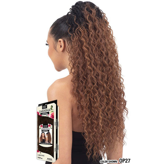 Model Model Gardenia Drawstring Ponytail - TROPICAL CURL 26" Alexwigs