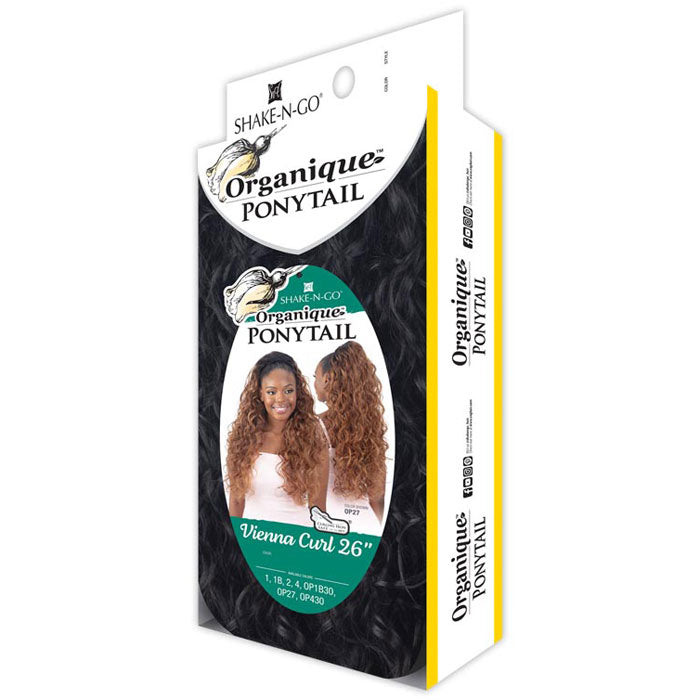 Shake N Go Organique Ponytail - VIENNA CURL 26" Alexwigs