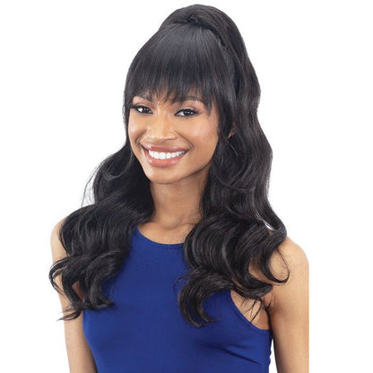 Equal by Shake N Go Ponytail + Bang 2PCS - LOOSE WAVE Alexwigs