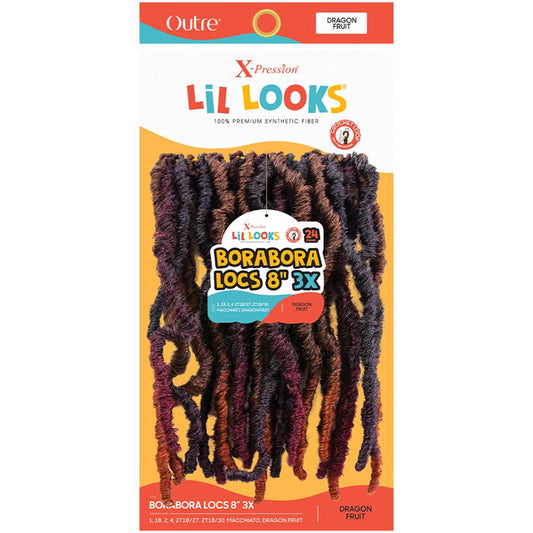 Outre X-Pression Lil Looks Crochet Loop Braid - BORA BORA LOCS 8" 3X Alexwigs