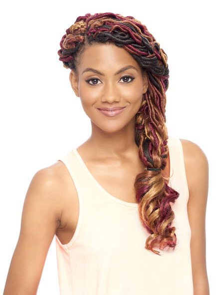 Vanessa Crochet Braid 2X African Arts Kalontress PONY LOCS 20 Inch Alexwigs