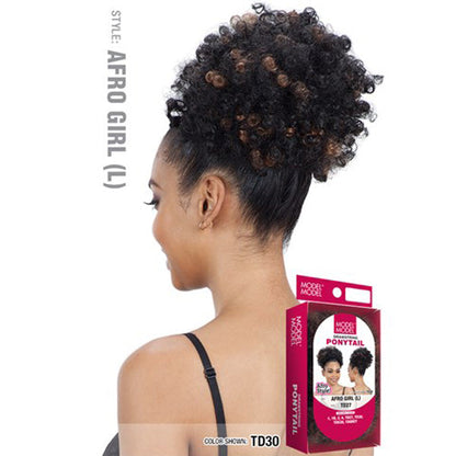 Model Model Drawstring Ponytail - AFRO GIRL (L) Alexwigs