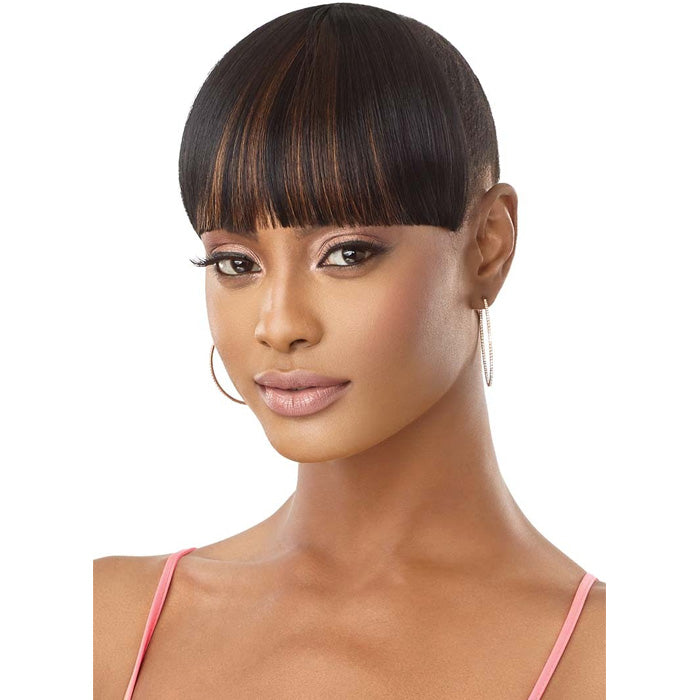 Outre Pretty Quick Clip-on Bang - CLASSIC BLUNT BANG Alexwigs