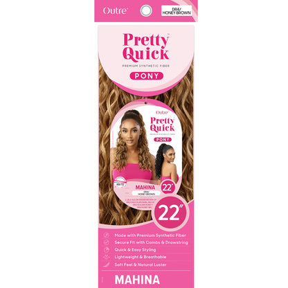 Outre Pretty Quick Drawstring Ponytail - MAHINA 22" Alexwigs