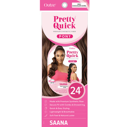 Outre Pretty Quick Drawstring Ponytail - SAANA 24" Alexwigs