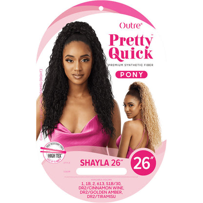 Outre Pretty Quick Drawstring Ponytail - SHAYLA 26" Alexwigs