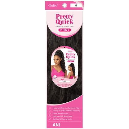 Outre Pretty Quick Drawstring Ponytail - ANI Alexwigs