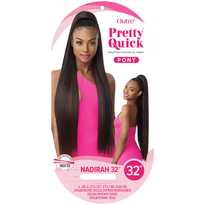 Outre Pretty Quick Ponytail - NADIRAH 32" Alexwigs