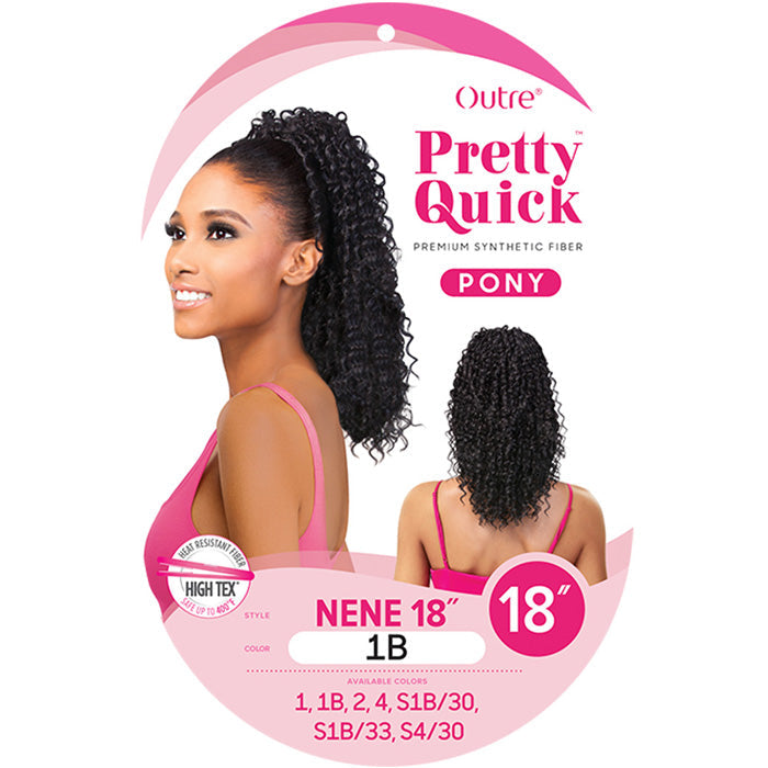 Outre Pretty Quick Drawstring Ponytail - NENE 18" Alexwigs