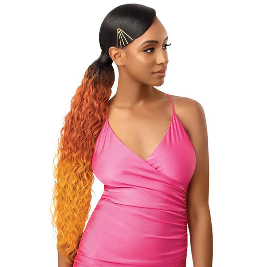 Outre Synthetic Pretty Quick Ponytail - NATURAL WAVE 24" Alexwigs