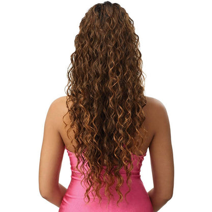Outre Pretty Quick Drawstring Wet & Wavy Ponytail - BEACH WAVE 28" Alexwigs