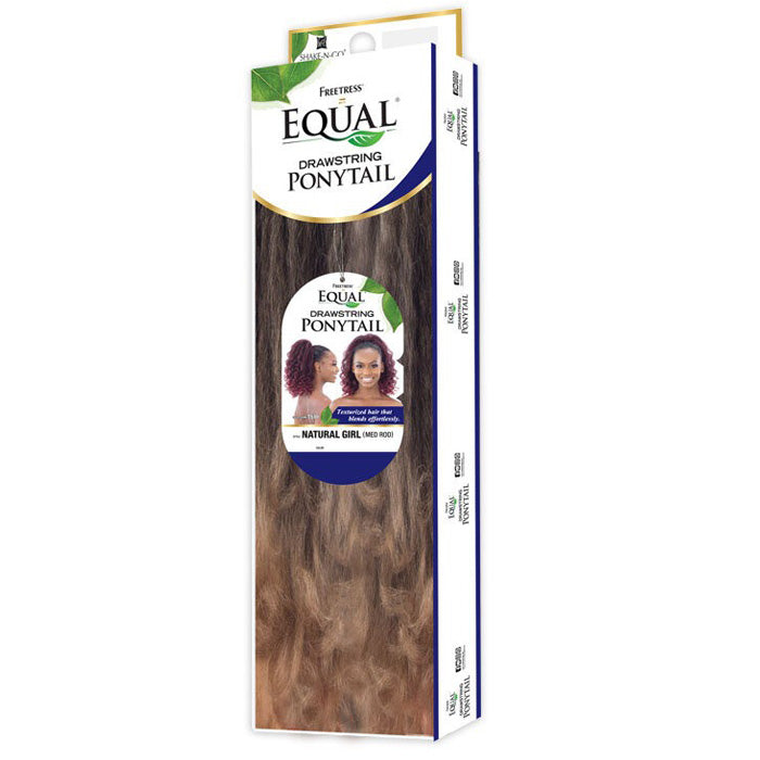 Freetress Equal Drawstring Ponytail NATURAL GIRL (MED ROD) Alexwigs