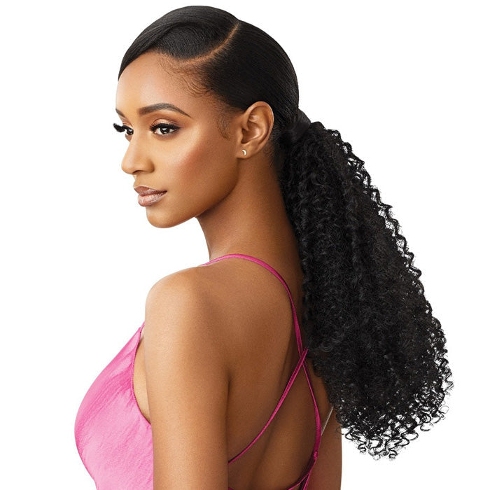 Outre Pretty Quick Wrap Around Ponytail Bulk Free - BOHEMIAN COILS 18" Alexwigs