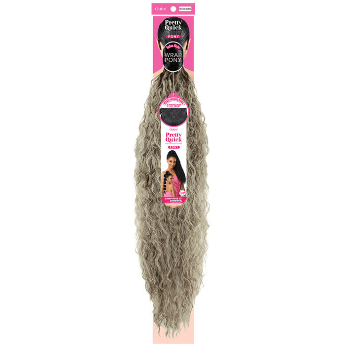 Outre Pretty Quick Synthetic Wrap Ponytail - CRIMP WAVE 30" Alexwigs