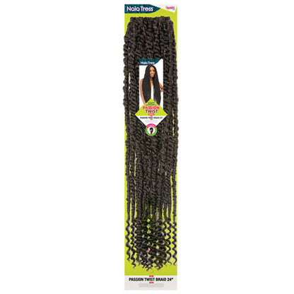 Janet Collection Nala Tress Pre-Looped Crochet Braid - PASSION TWIST BRAID 24" 3X Alexwigs