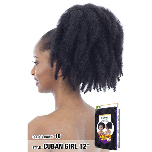 Freetress Equal Synthetic Drawstring Ponytail - CUBAN GIRL 12 Inch Alexwigs