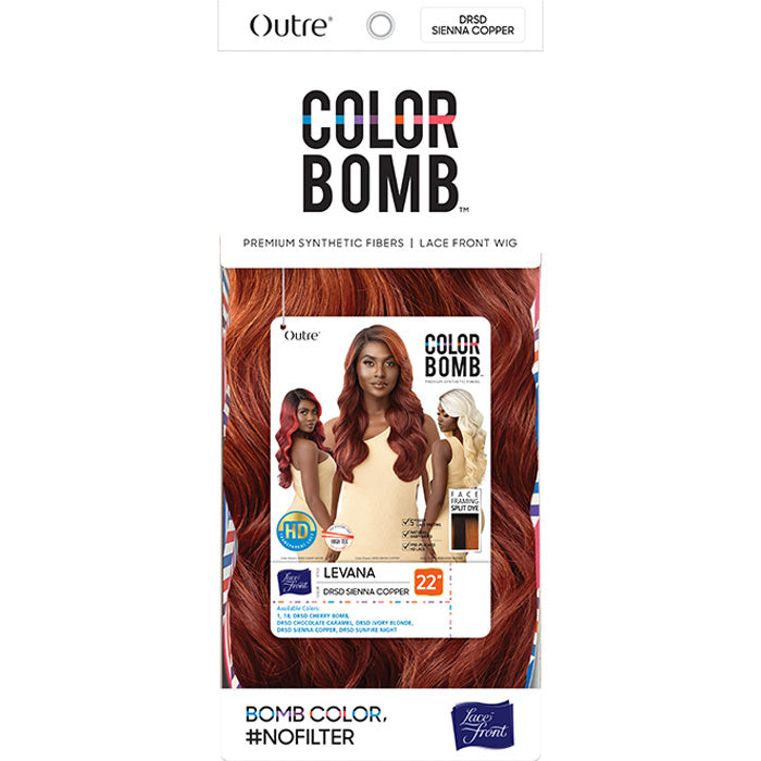 Outre Color Bomb 5" Deep Part HD Lace Front Wig - LEVANA Alexwigs