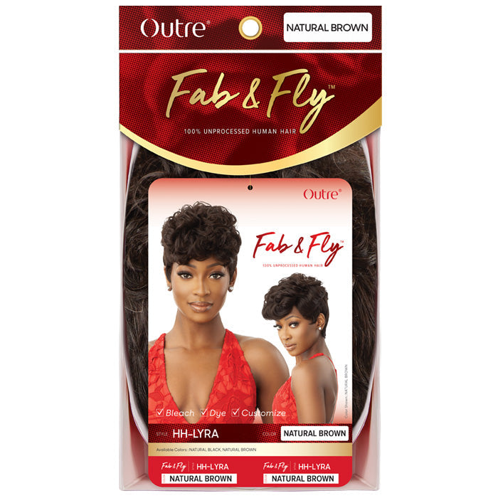 Outre Fab & Fly 100% Unprocessed Human Hair Full Cap Wig - HH LYRA Alexwigs