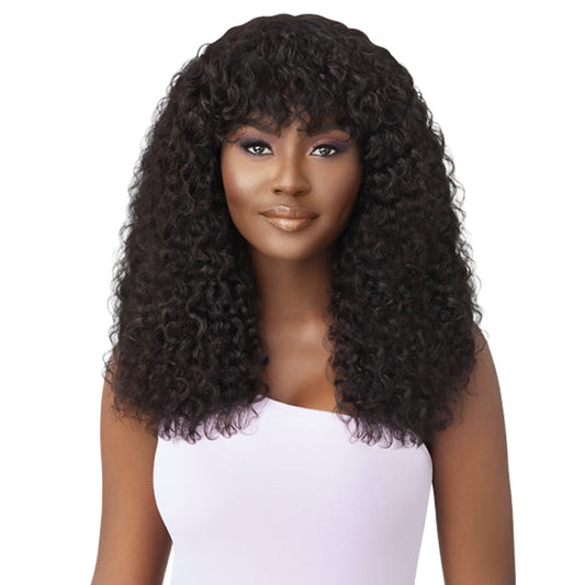 Outre Mytresses 100% Unprocessed Human Hair Wet & Wavy Full Wig - NATURAL CURLY 20 Alexwigs