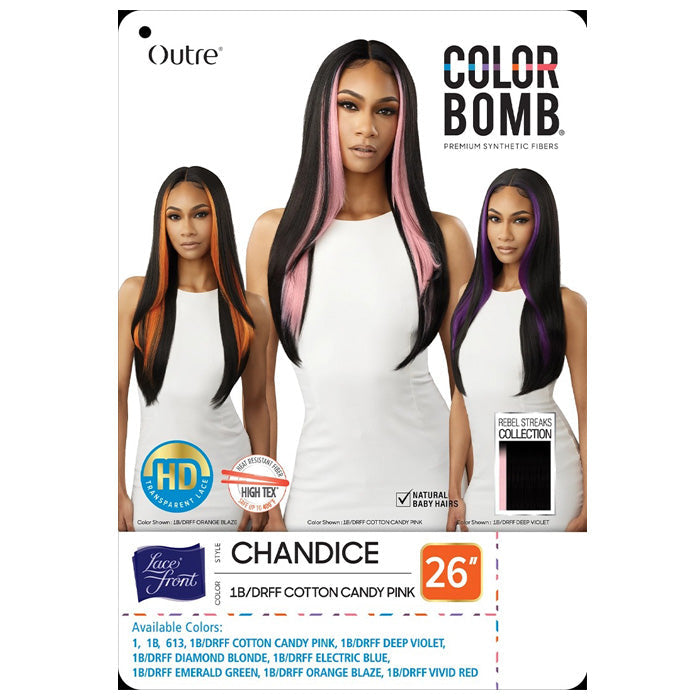 Outre Color Bomb Synthetic HD Lace Front Wig - CHANDICE Alexwigs