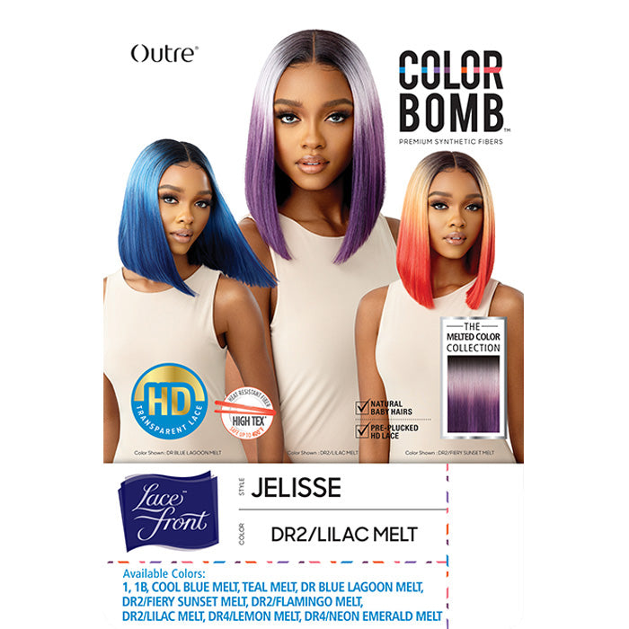 Outre Color Bomb HD Transparent Lace Front Wig - JELISSE Alexwigs
