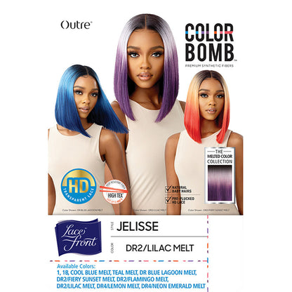 Outre Color Bomb HD Transparent Lace Front Wig - JELISSE Alexwigs