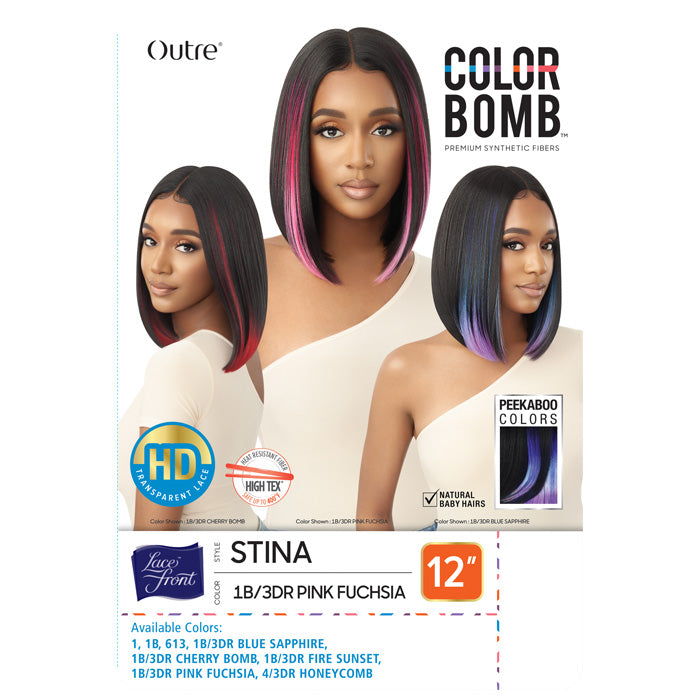 Outre Color Bomb HD Lace Front Wig - STINA Alexwigs
