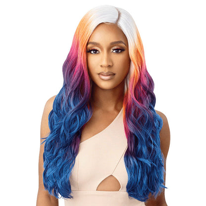 Outre Color Bomb HD Transparent Lace Front Wig - ZAHARA Alexwigs