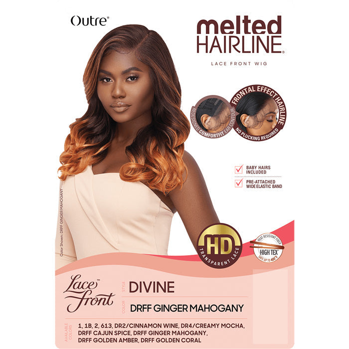 Outre Melted Hairline Glueless HD Lace Front Wig - DIVINE Alexwigs