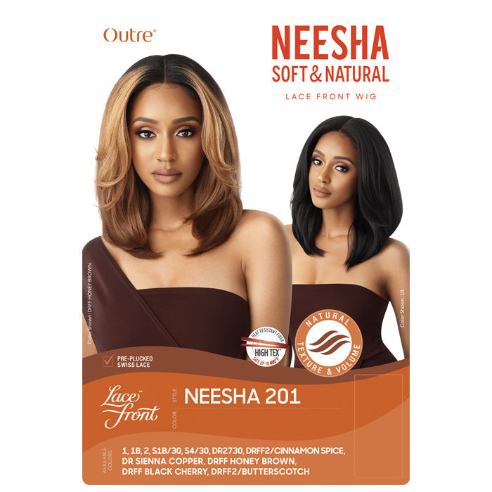 Outre Neesha Soft & Natural Lace Front Wig - NEESHA 201 Alexwigs