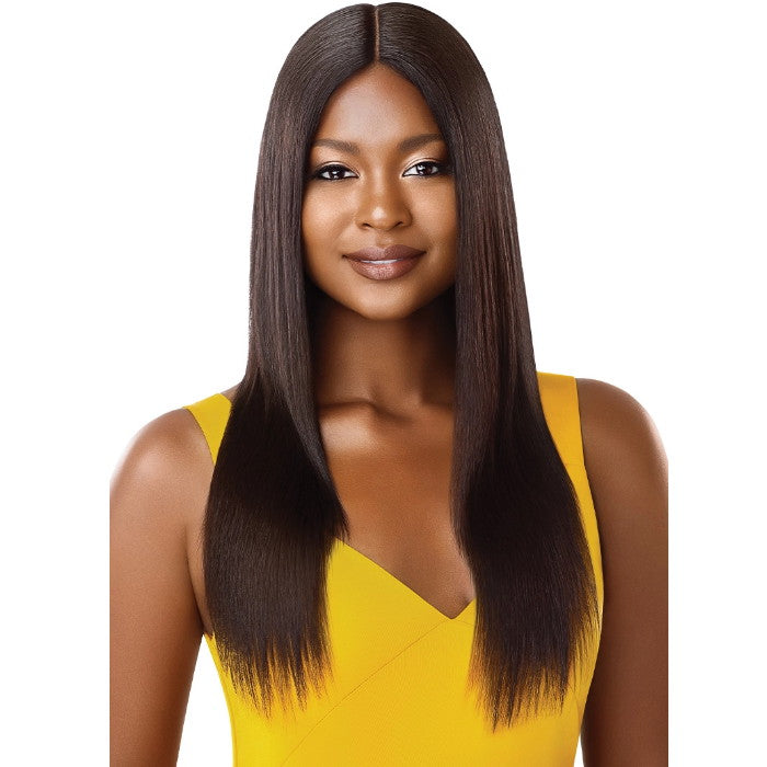 Outre The Daily Wig 100% Unprocessed Human Hair Lace Part Wig - STRAIGHT V-CUT 22" Alexwigs