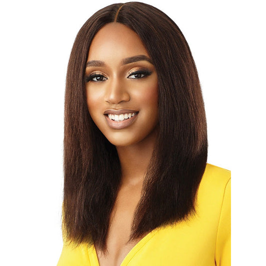 Outre The Daily 100% Unprocessed Human Hair Lace Part Wet & Wavy Wig - NATURAL DEEP 16 Alexwigs