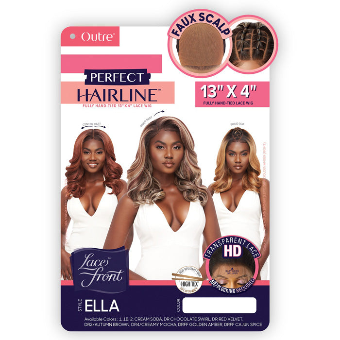 Outre Synthetic Lace Front Wig Perfect Hairline 13x4 FAUX SCALP ELLA Alexwigs