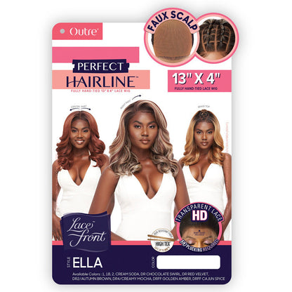 Outre Synthetic Lace Front Wig Perfect Hairline 13x4 FAUX SCALP ELLA Alexwigs