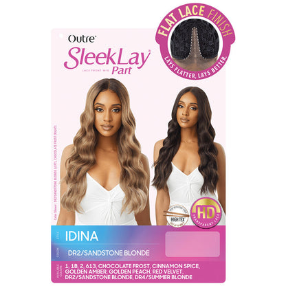 Outre Sleek Lay Flat Lace Finish HD Part Lace Wig  - IDINA Alexwigs