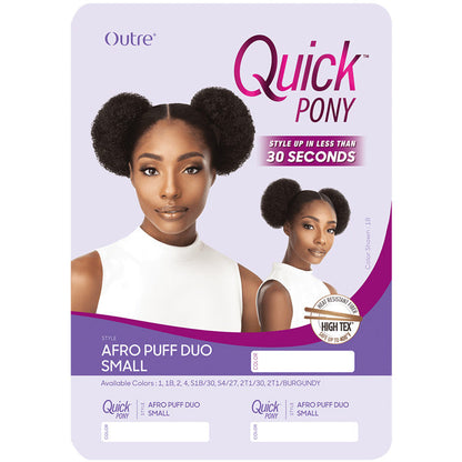 Outre Quick Pony Drawstring Ponytail - AFRO PUFF DUO SMALL Alexwigs