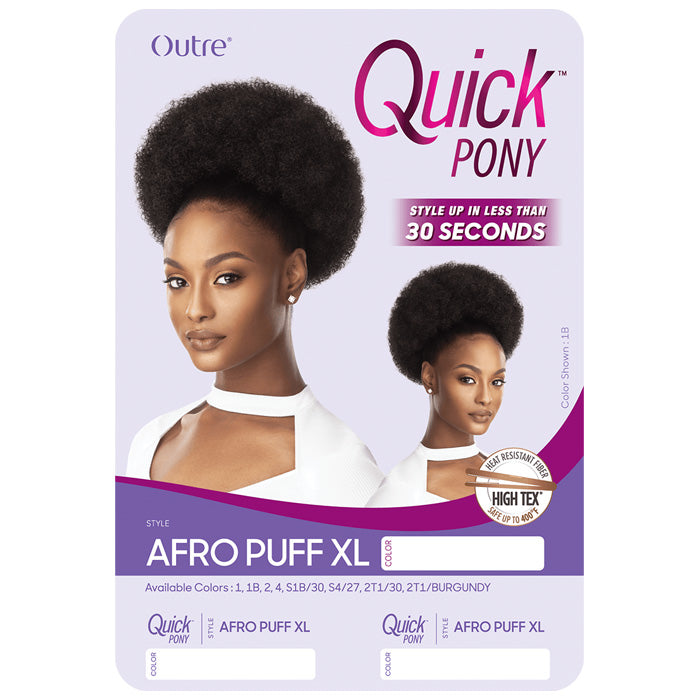 Outre Quick Pony Drawstring Ponytail - AFRO PUFF XL Alexwigs