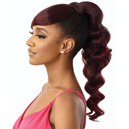 Outre Pretty Quick Pre-Attached Bang x Pony - ALAID 20" Alexwigs