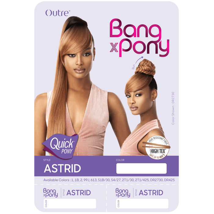 Outre Bang x Pony Quick Pony - ASTRID Alexwigs