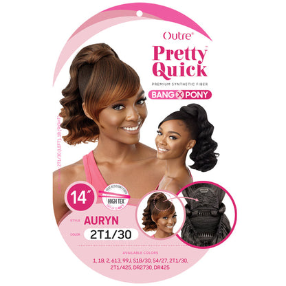 Outre Pretty Quick Bang & Ponytail - AURYN 14" Alexwigs