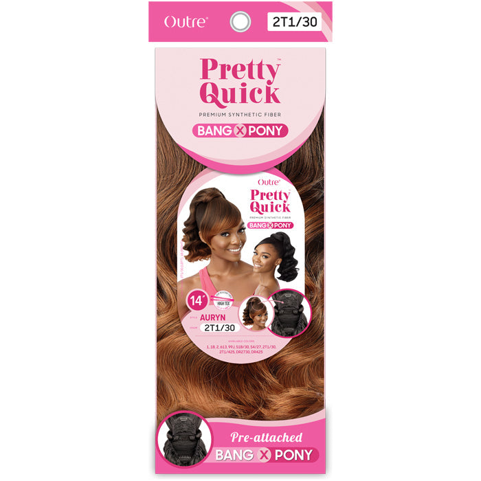Outre Pretty Quick Bang & Ponytail - AURYN 14" Alexwigs
