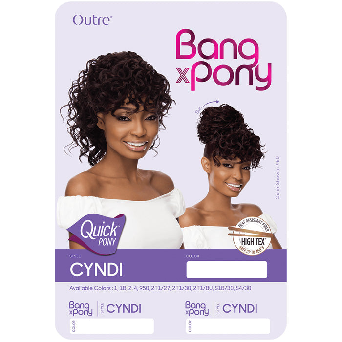 Outre Bang x Pony Quick Ponytail - CYNDI Alexwigs