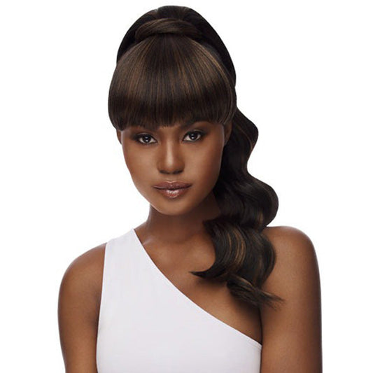 Outre Synthetic Bang x Pony Quick Pony KAYLA Alexwigs