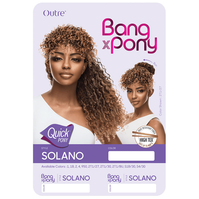 Outre Bang x Pony Quick Pony - SOLANO Alexwigs
