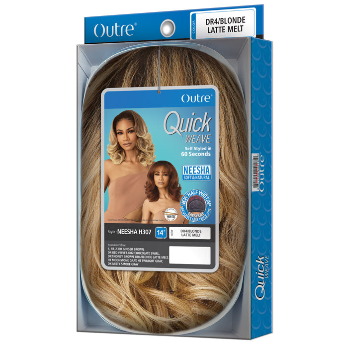 Outre Quick Weave Neesha Soft & Natural Half Wig - NEESHA H307 Alexwigs