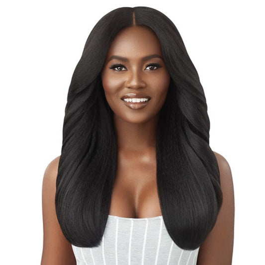 Outre 100% Human Hair Blend U Part Cap Leave Out Wig - DOMINICAN BLOWOUT 22" Alexwigs
